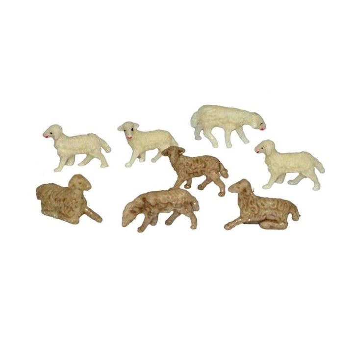 Set 8 pecore 2,5 cm