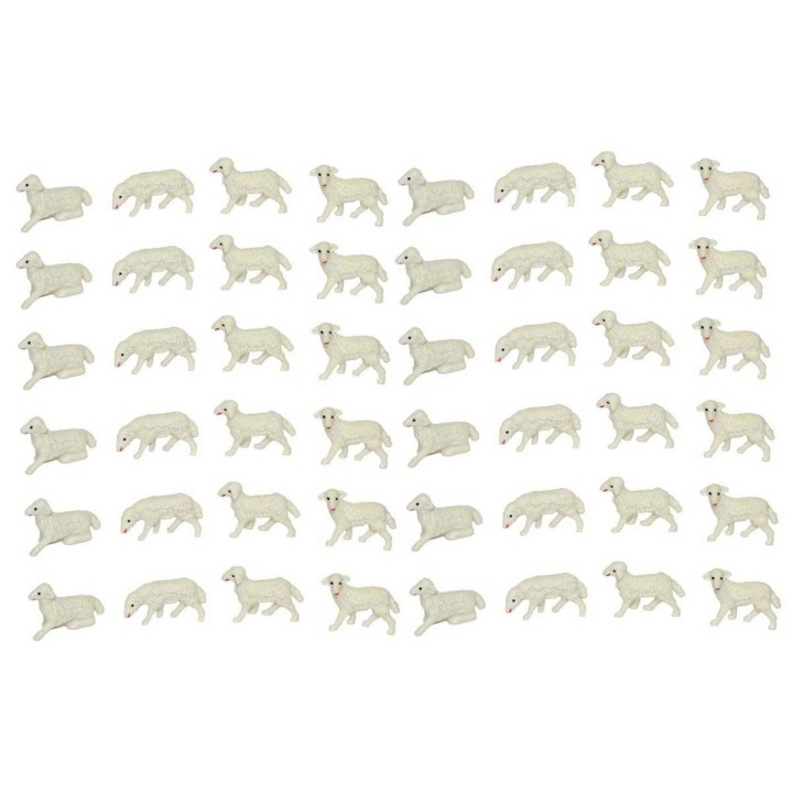Set 48 sheep cm 2-2, 5x1,4-1, 8 h.