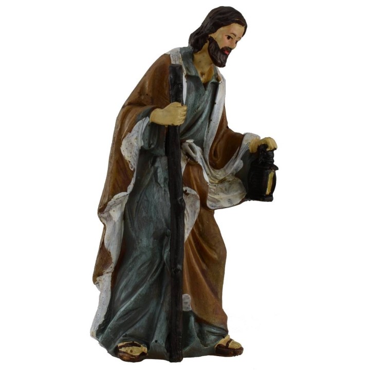 Nativity set from 11 subjects cm 15 in resin