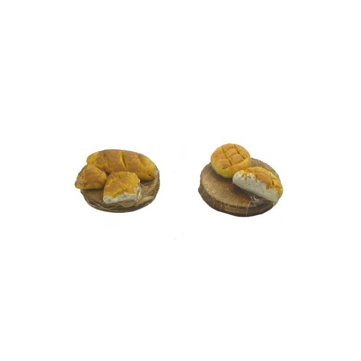 Set of 2 cutting boards with bread - D408
