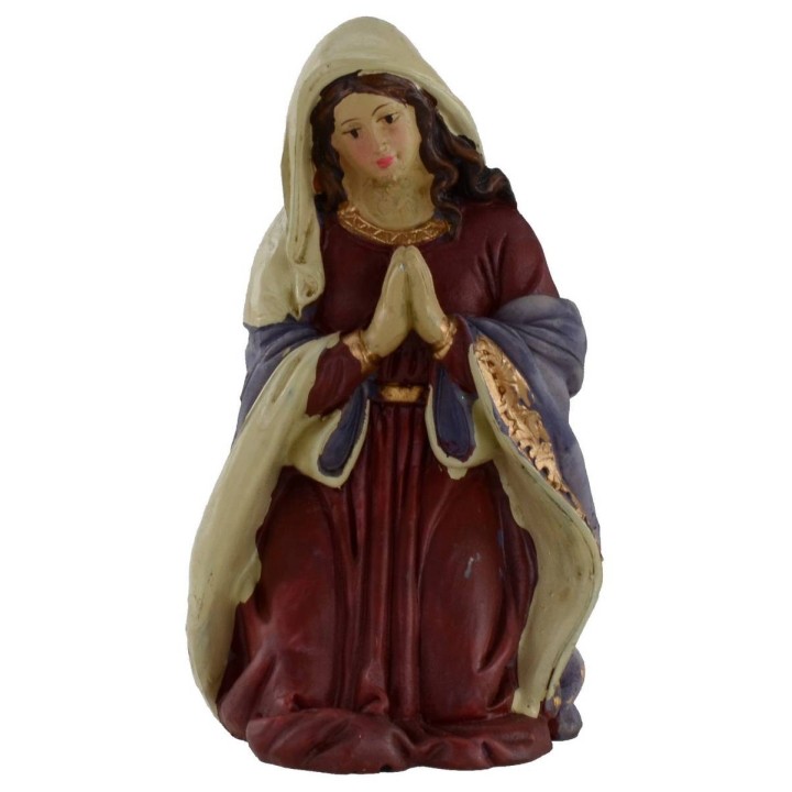 Natività in set da 10 soggetti cm 15 in resina