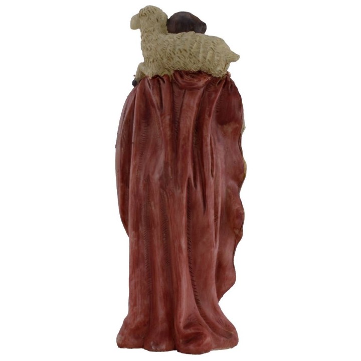 Natività in set da 10 soggetti cm 15 in resina