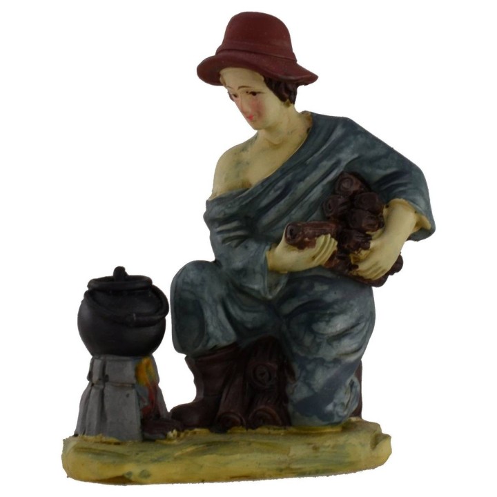 Pastor with series wood 15 cm