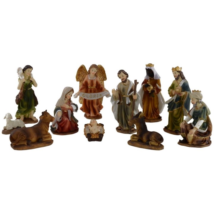 Nativity in sets from 11 subjects cm 11 in resin