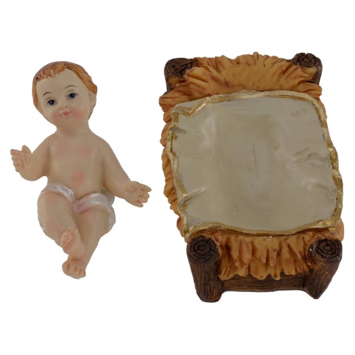 Nativity in sets from 11 subjects cm 20 in resin
