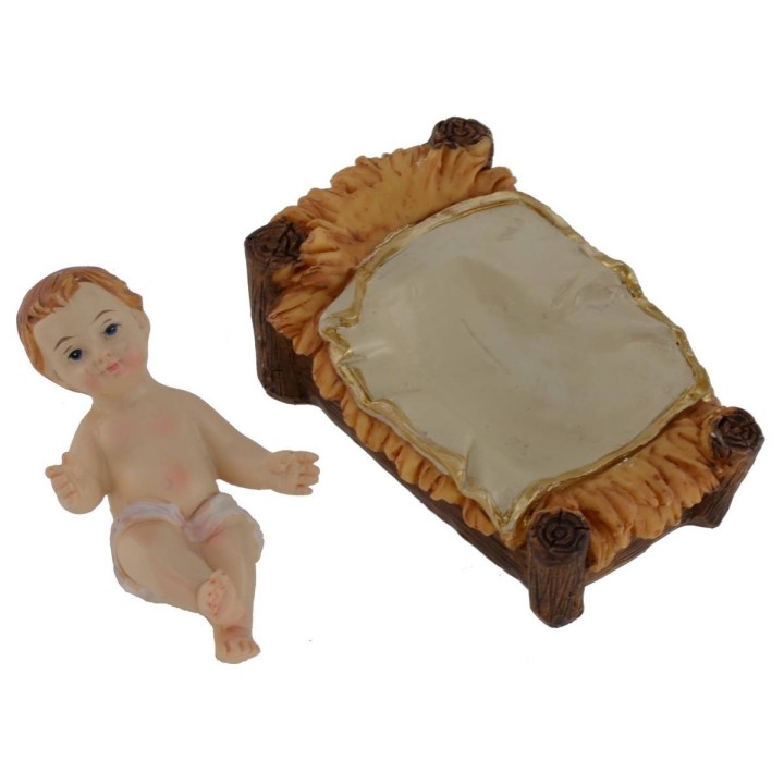 Natividad en conjunto de 11 figuras de 20 cm en resina