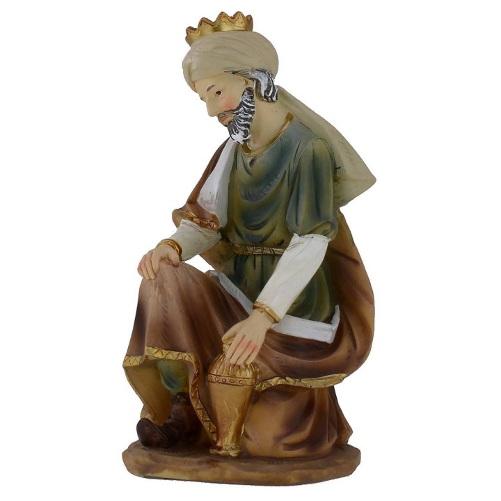 Natività in set da 11 soggetti cm 20 in resina