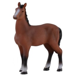 Caballo marrón para estatuas de 8 cm