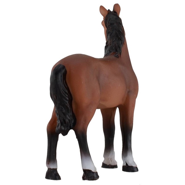 Caballo marrón para estatuas de 8 cm