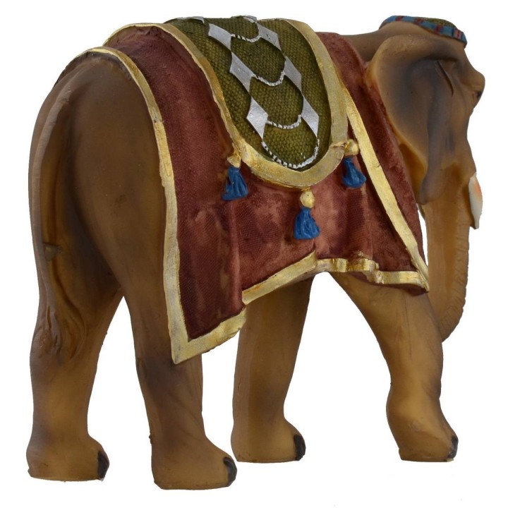 Elefante adornado para estatuas de 9-10 cm