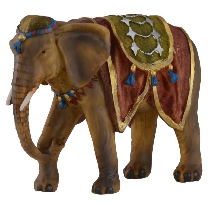 Elefante adornado para estatuas de 12 cm