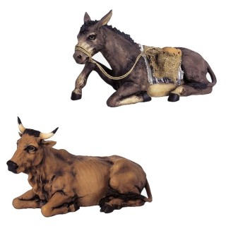 Bue y burro para estatuas de 30 cm