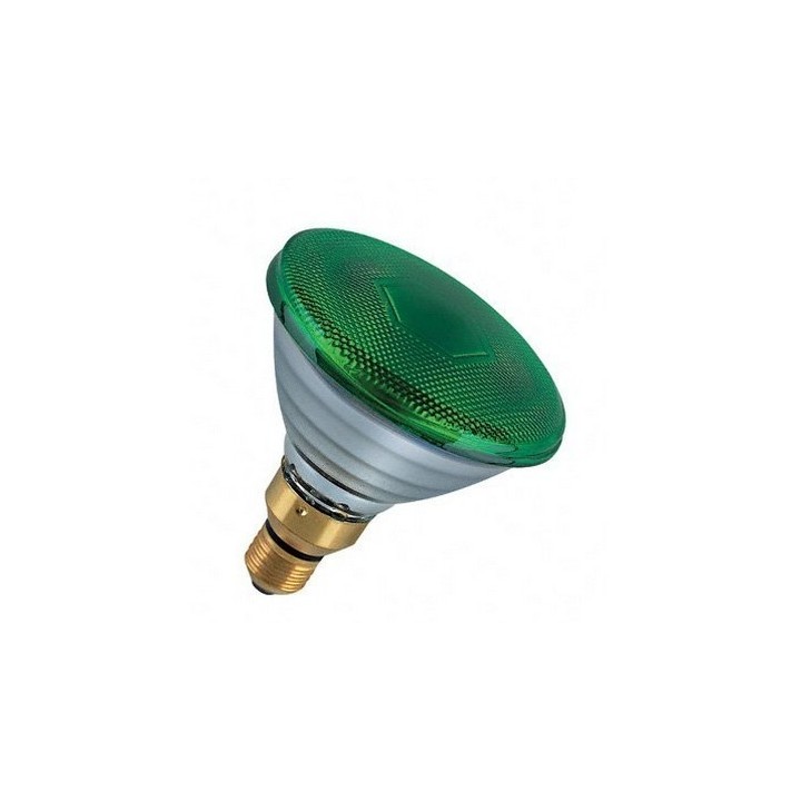 Lámpara par38 Verde E27-80W