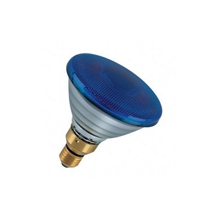 Lámpara par38 azul E27-80W