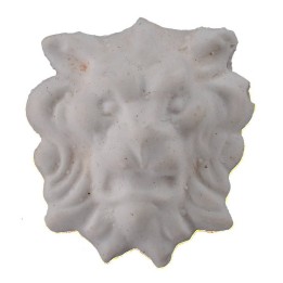 Cabeza de león en cm 1,9x2,4 h