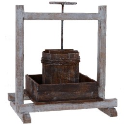 Torchio in legno cm 19,5x15x21 h per statue cm 30