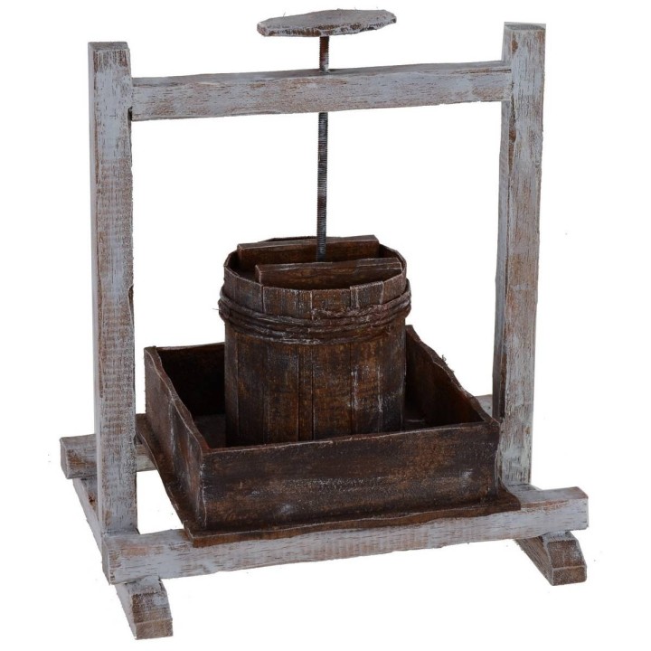 Torchio in legno cm 19,5x15x21 h per statue cm 30