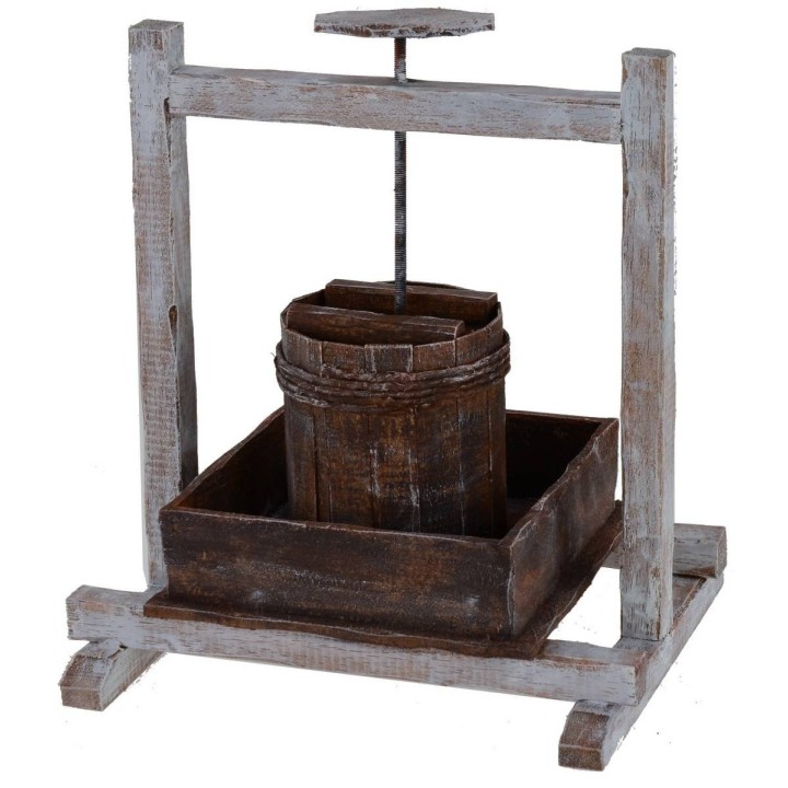Prensa de madera de 19,5x15x21 cm de altura para estatuas de 30