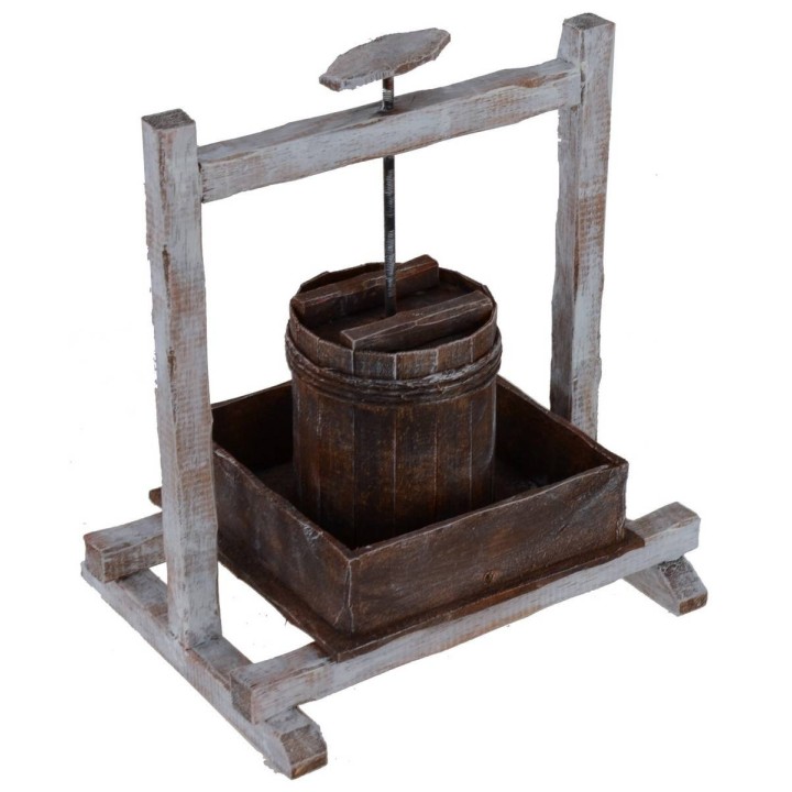 Prensa de madera de 19,5x15x21 cm de altura para estatuas de 30