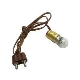 Portalampada E10 + spina + lamp. bianca Cod. 