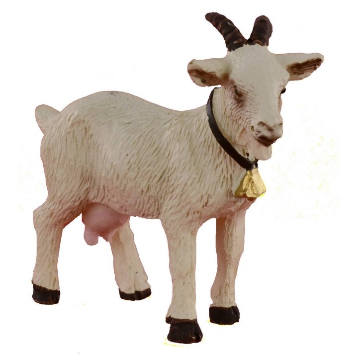 Capra con campanellino per statue 8-10 cm