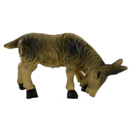 Capra marrone testa bassa per statue 10-12 cm