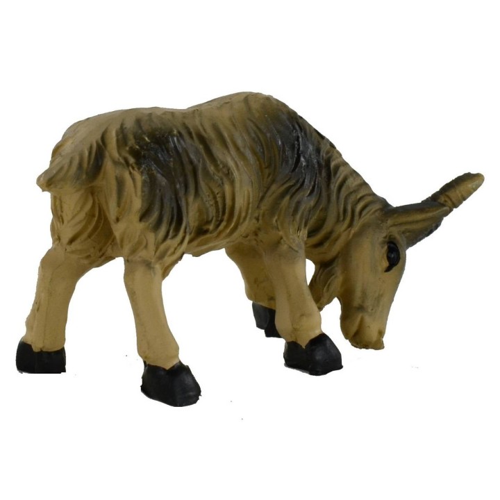 Cabra marrón cabeza baja para estatuas de 10-12 cm