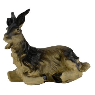 Capra marrone seduta per statue 10-12 cm