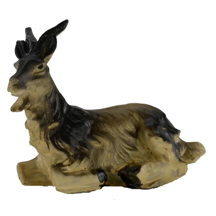 Cabra marrón sentada para estatuas de 10-12 cm