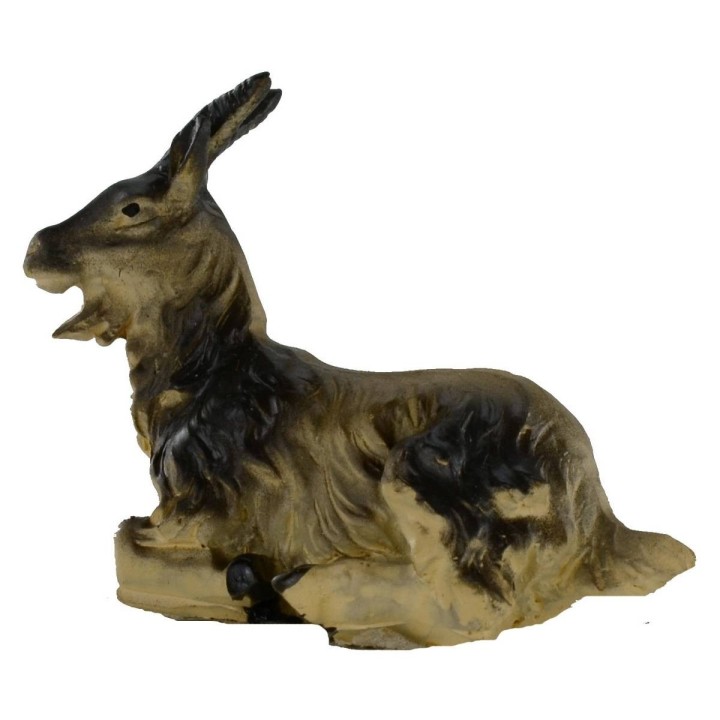 Capra marrone seduta per statue 10-12 cm