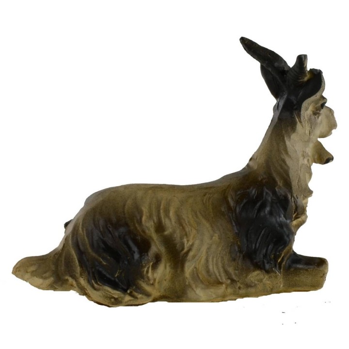 Capra marrone seduta per statue 10-12 cm