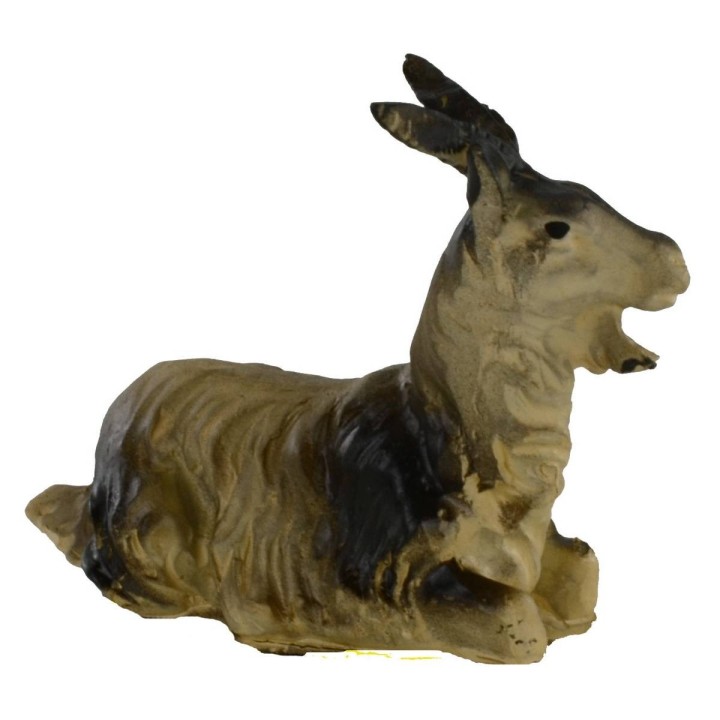 Cabra marrón sentada para estatuas de 10-12 cm