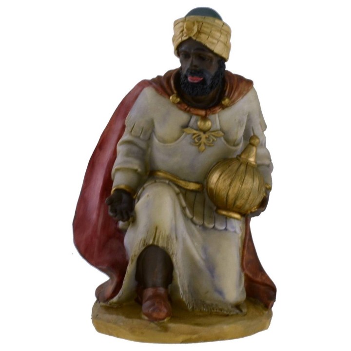 Juego de 3 Reyes Magos en resina serie 25 cm para belén