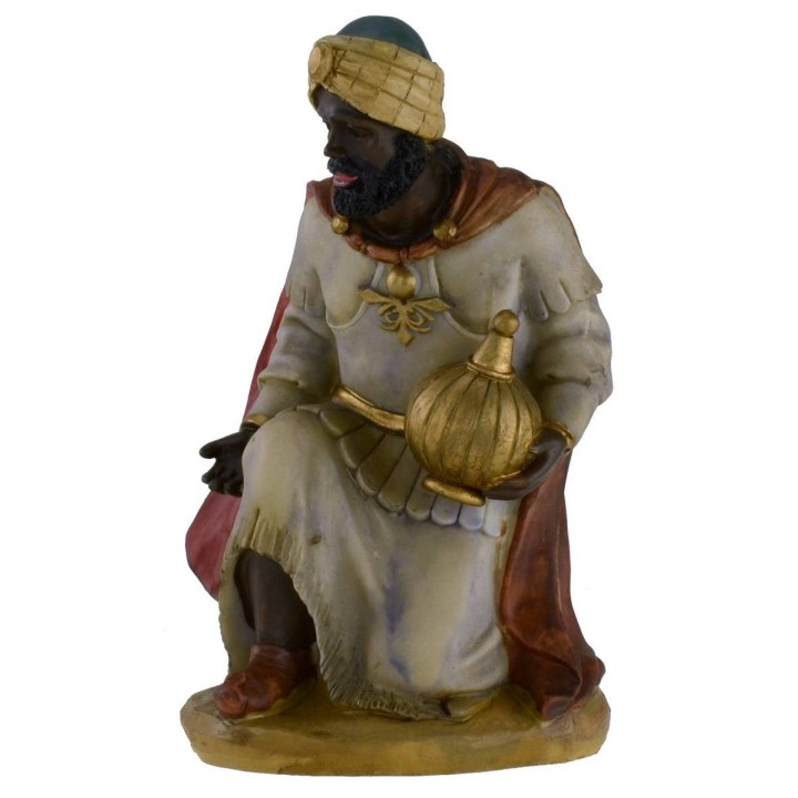 Resin 3 kings set 25 cm series for nativity scene