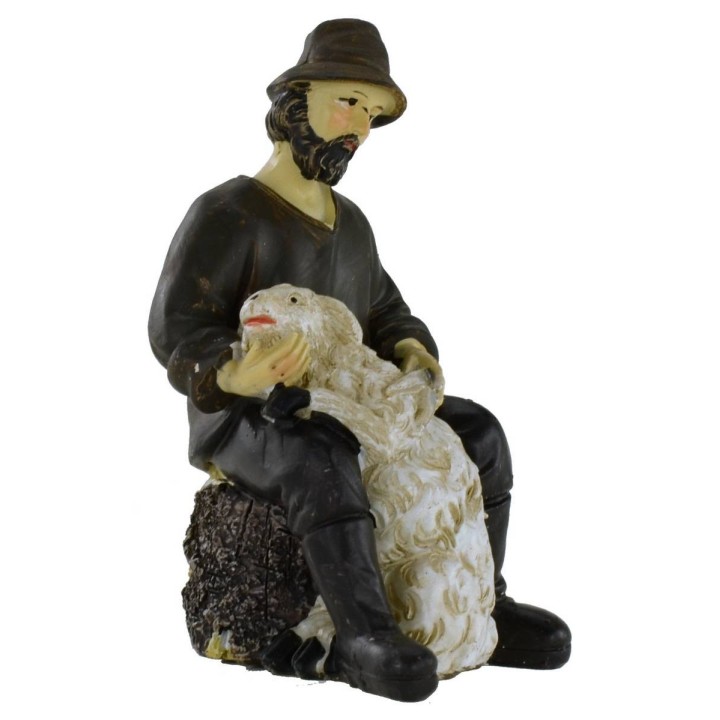Esquilador de ovejas en resina serie 11 cm
