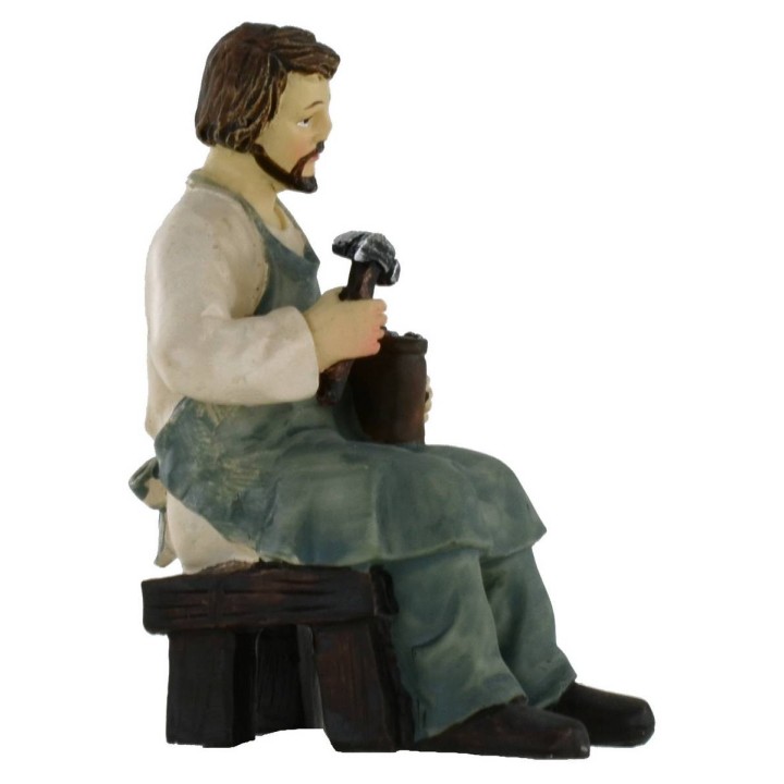 Calzolaio in resina serie 11 cm