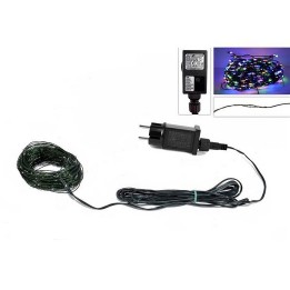 Cadena de 100 micro LED multicolor con juegos 220v.