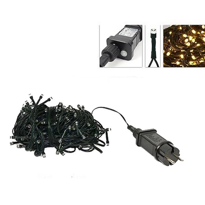 180 warm white led chain with light effects for outdoor and