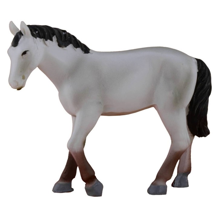 Caballo blanco para estatuas de 8 cm