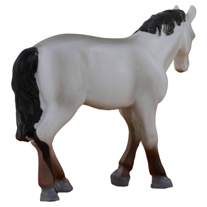 Caballo blanco para estatuas de 8 cm