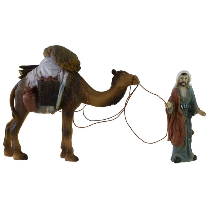 Cammelliere con dromedario serie 9 cm in resina