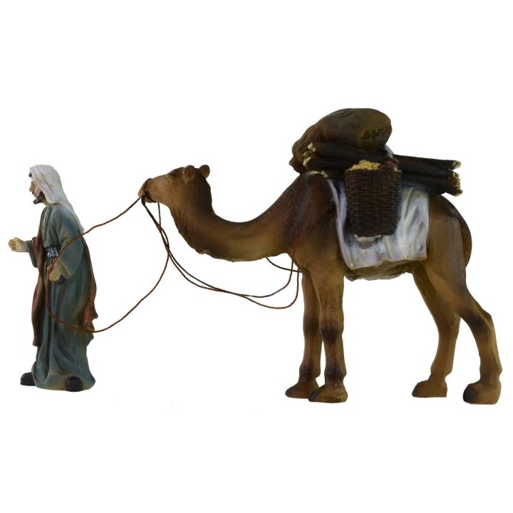 Cammelliere con dromedario serie 9 cm in resina