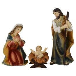 Natividad 3 figuras de 14 cm en resina