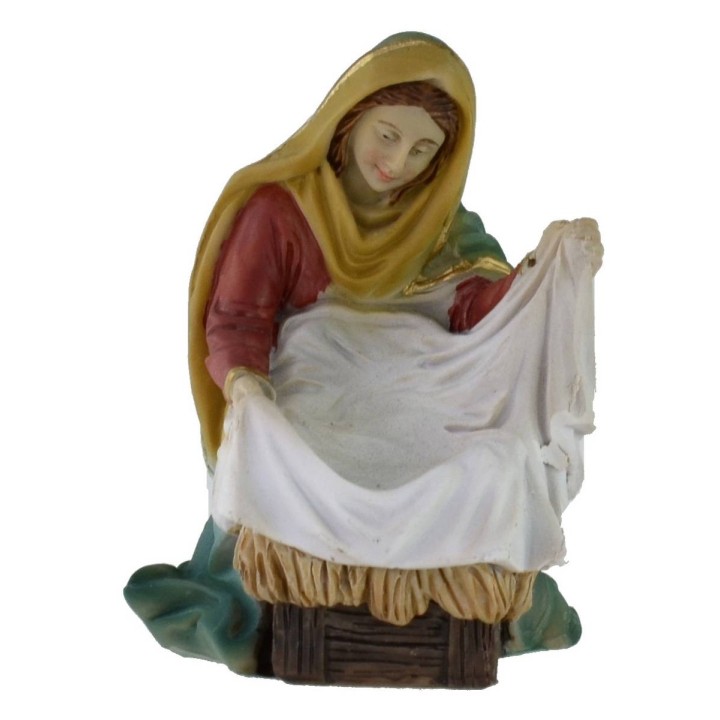 Natividad 3 figuras en resina serie 10 cm