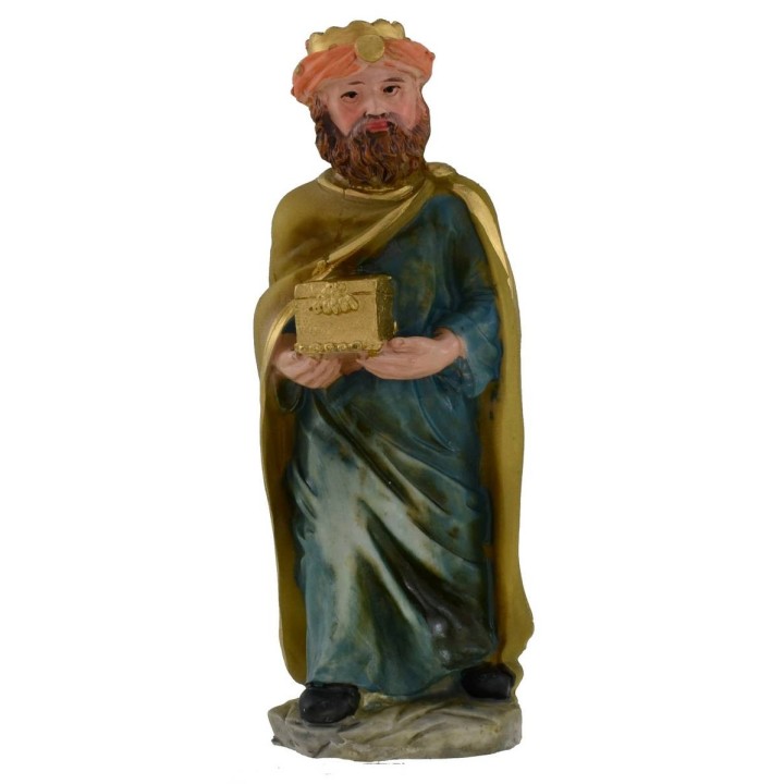 Conjunto de 3 Reyes Magos con pastor serie 15 cm