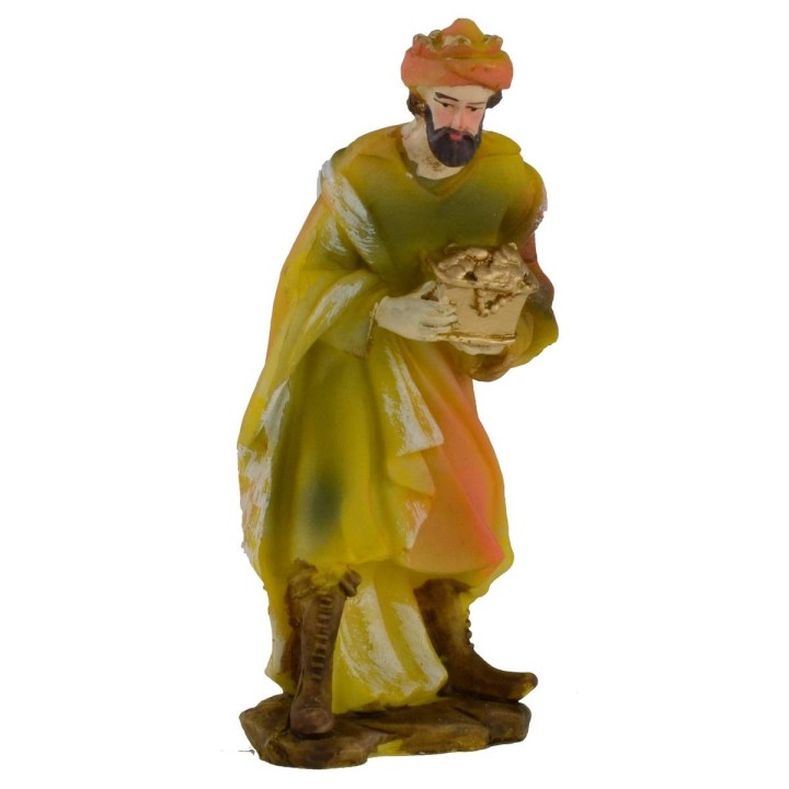 Set 10 figures 12 cm Nativity scene, Three Wise Men, angel and