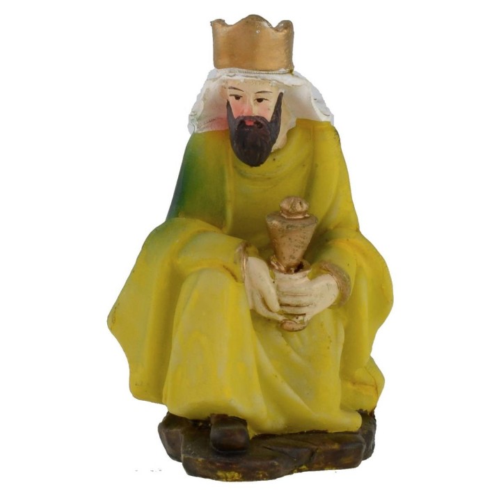Set 10 figure 12 cm Natività presepe, Re Magi, angelo e cammello