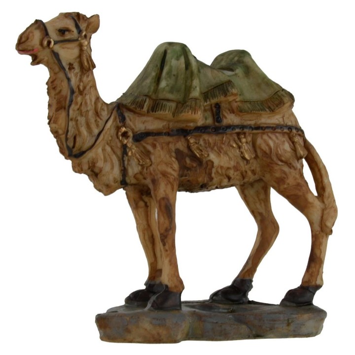 Set 10 figure 12 cm Natività presepe, Re Magi, angelo e cammello