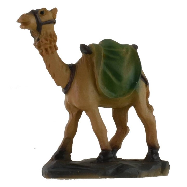 Set 10 figures 7 cm Nativity scene, Magi, angel and camel