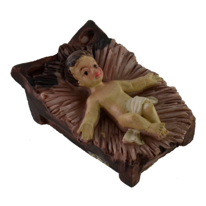 Natividad 5 figuras en resina serie 11 cm